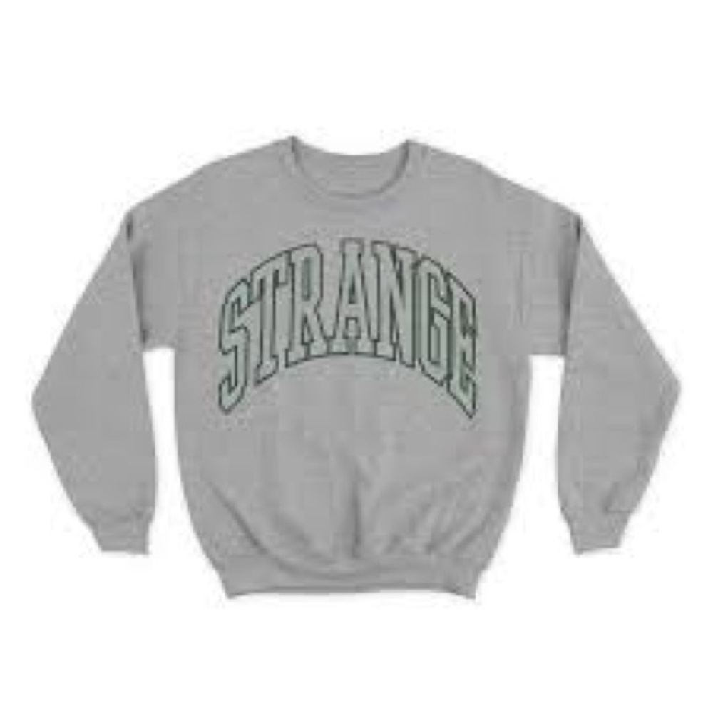 Independent Trading Company ‘Strange’ Gray Crew Neck Sweater